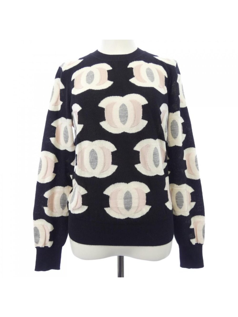 Chanel 21B Knit Sweater Black